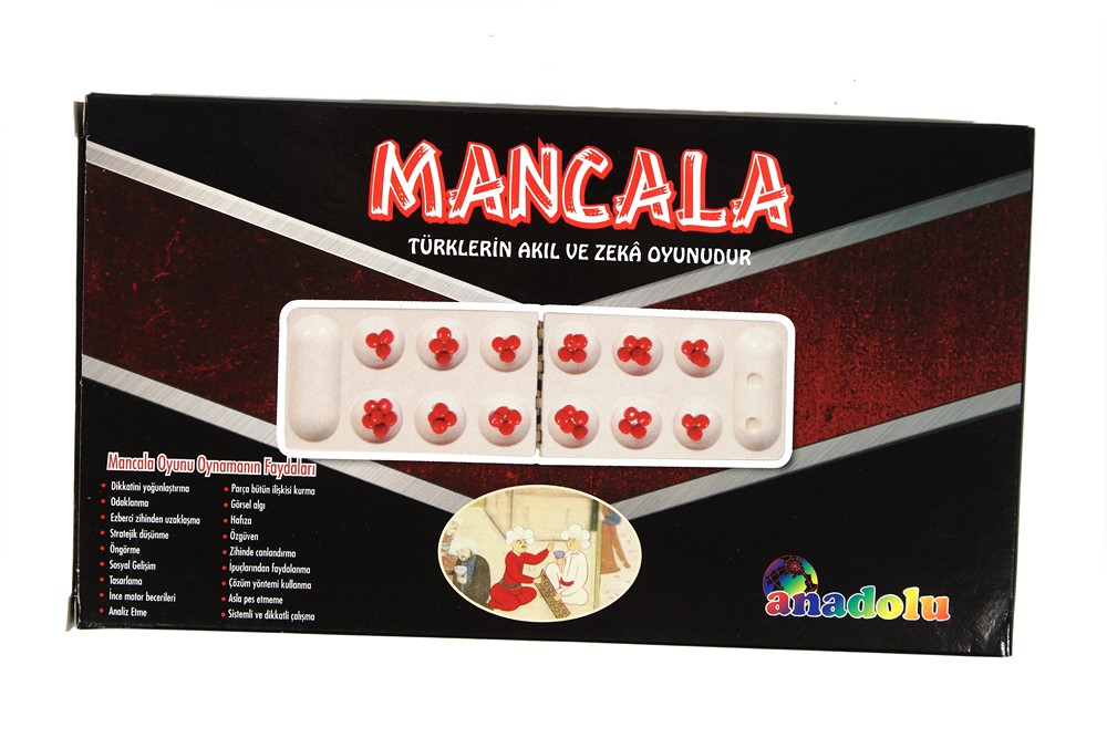 Mangala Oyunu - Beyaz Plastik- Zeka 