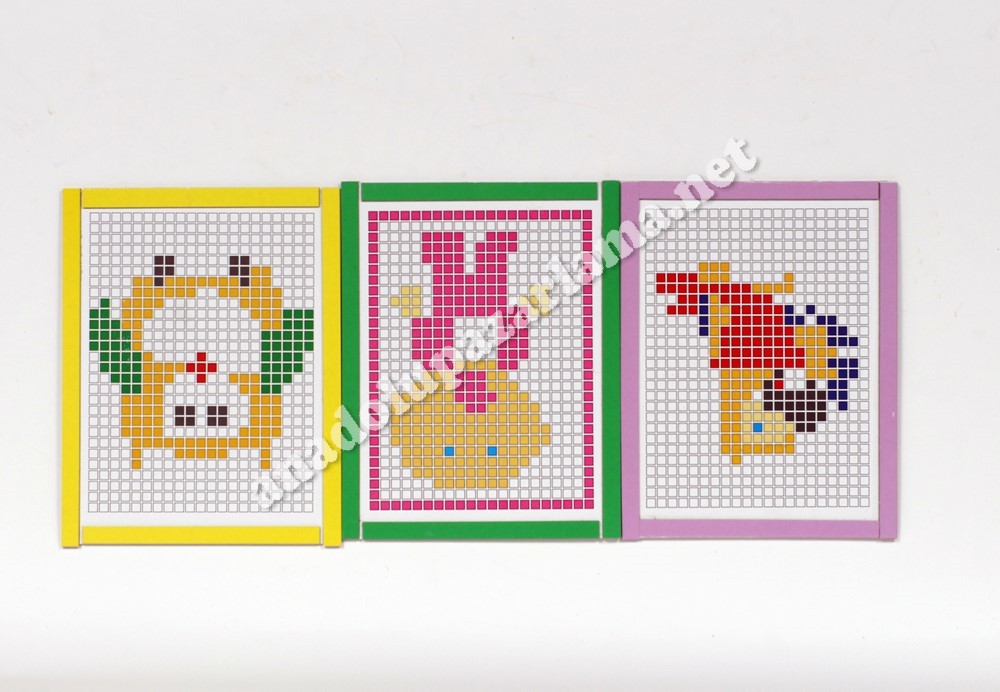 Toptan Mozaik Çalışması Resim Yapıştırıcı ve Mukavva Taşlar 