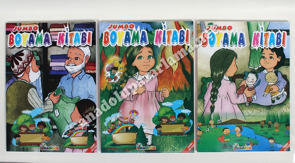 Toptan Jumbo Boyama Kitabı En Az 2 Model