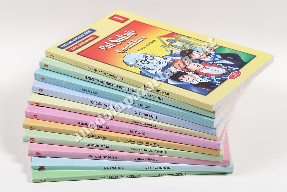 Toptan Yaşayan Klasikler Dizisi Hikaye Kitapları 12 Kitap 